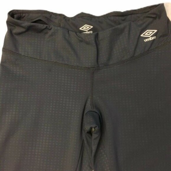 Umbro Capri Legging Pants Gray Dot Full Length S - Picture 4 of 8